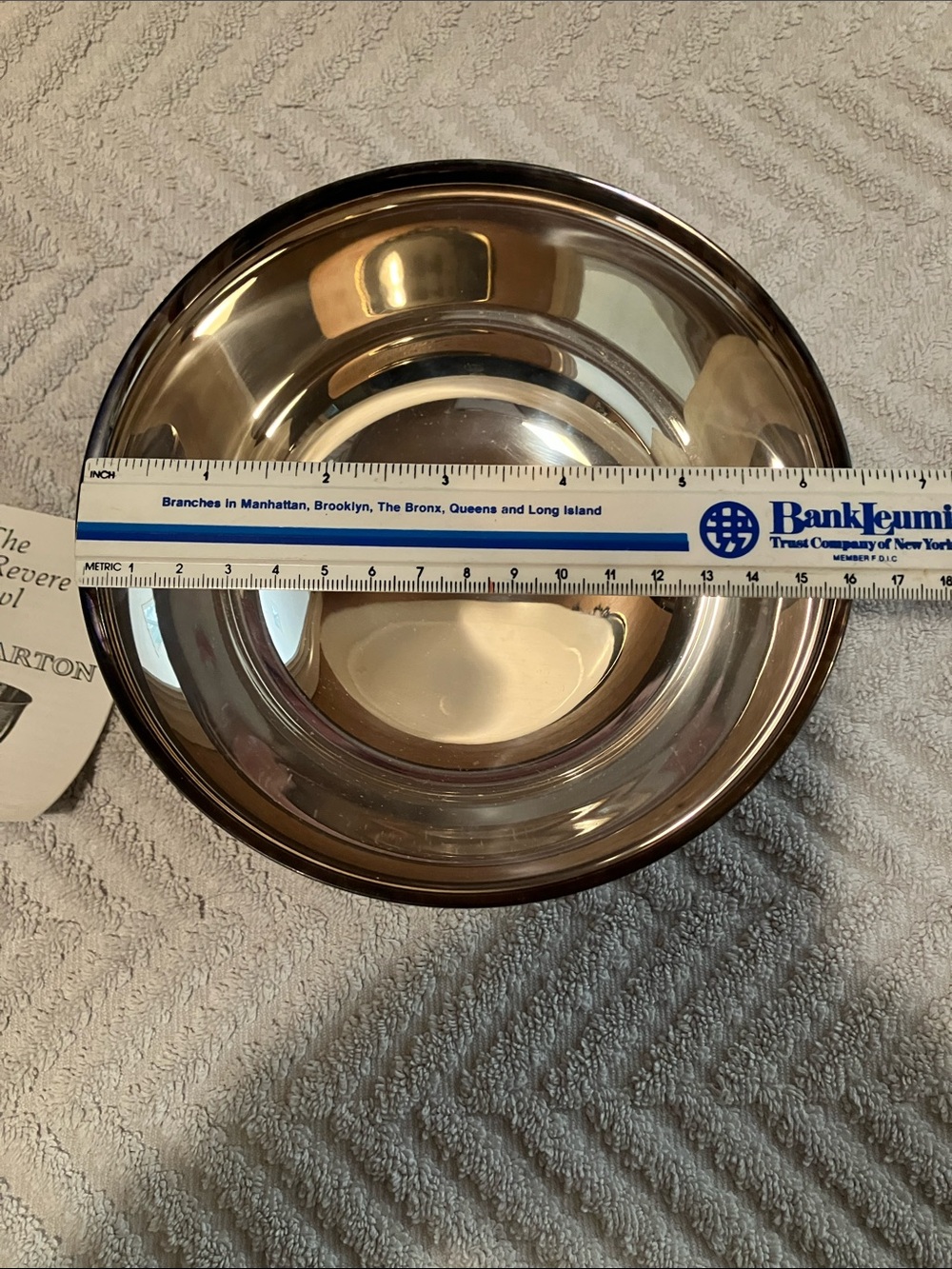 Reed & Barton Polished Silver-PlatedPaul Revere Bowl - Picture 6 of 7